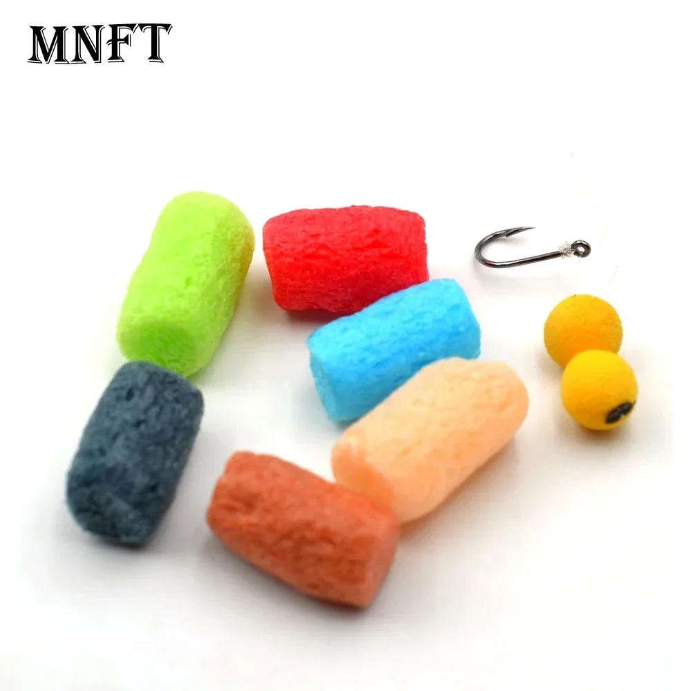 50Pcs PVA Farbige Nuggets Angeln Wasser Löslich PVA Schaum Up Karpfen Rig Tackle Zubehör Karpfen Rig Tackle Zubehör