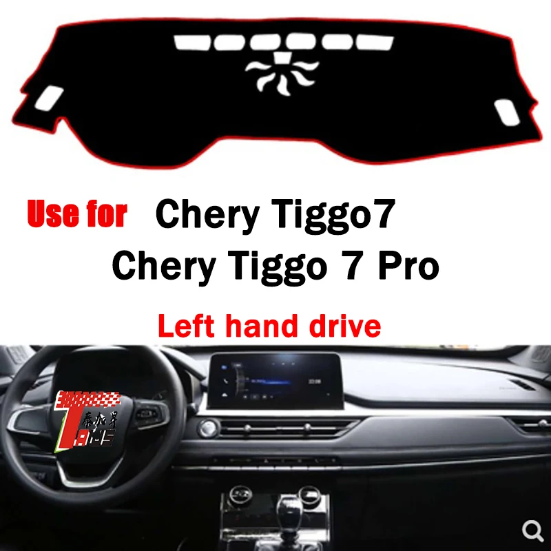 

TAIJS factory high quality Flannel dashboard anti-dirty leather cover for Chery Tiggo7 Chery Tiggo7 pro Left-hand drive