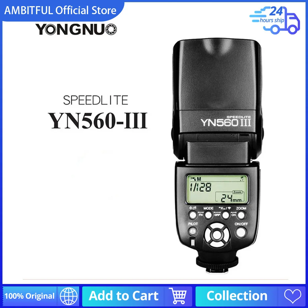 Yongnuo YN560III Professional Flash Speedlight Flashlight Yongnuo YN 560 III for Canon Nikon Pentax Olympus Camera