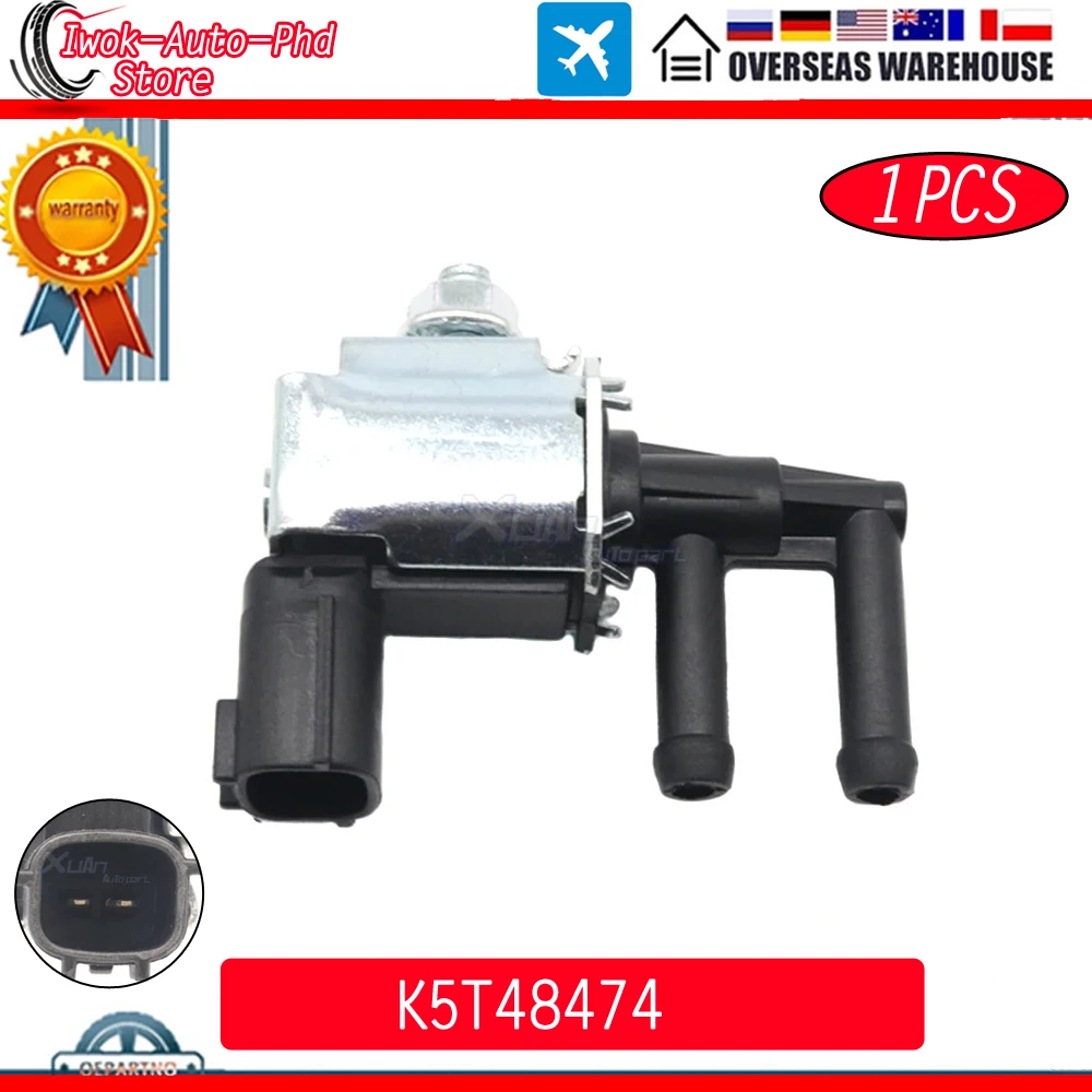 Válvula solenóide de purga Vapor Canister, se ajusta para Nissan- Sentra, Maxima, K5T48583, 14930-1KA0A, K5T48583, 14930-AX00A, K5T48474, Novo