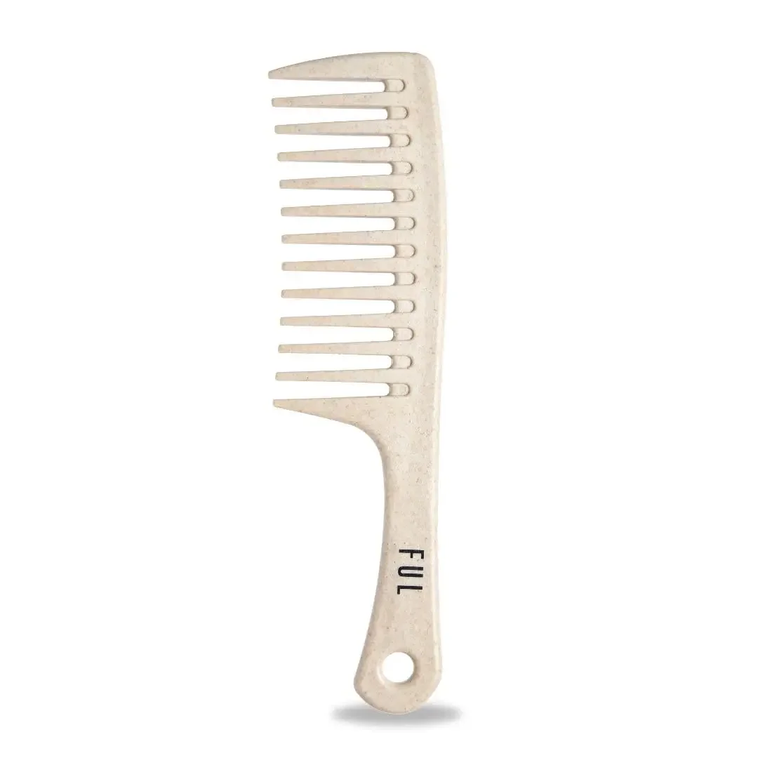 

Wide Tooth Comb for Curly, Afro & Wavy Hair - Detangling Shower Comb for Women & Men
