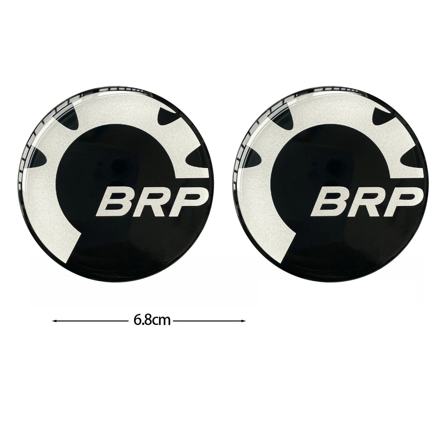 Jet-Ski-Aufkleber 68mm Epoxy-Emblem 48mm Abzeichen SEA-DOO Bootsaufkleber Vinyl-Dekal Zubehör RXP RXT GTI Spark GTX Für BRP SEADOO