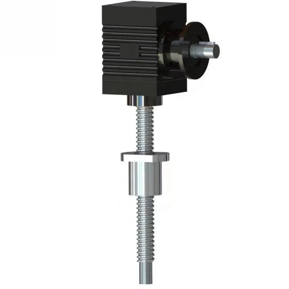 PHCompact cast iron bevel gear ball screw jack worm gear reducer