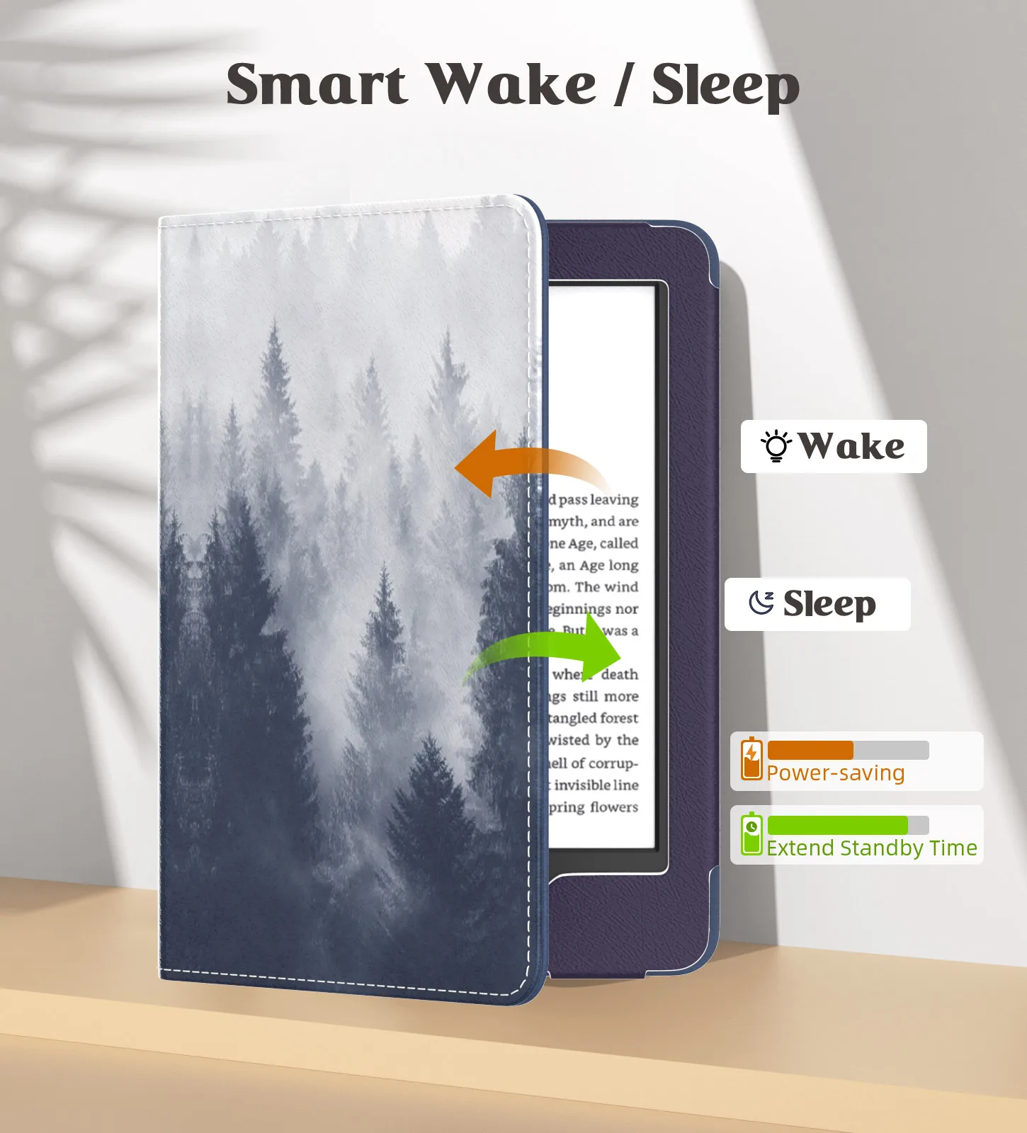 Custodia magnetica intelligente per il nuovissimo Kindle (rilascio 2022) custodia protettiva leggera integrata di 11a generazione per Kindle 10th Gen