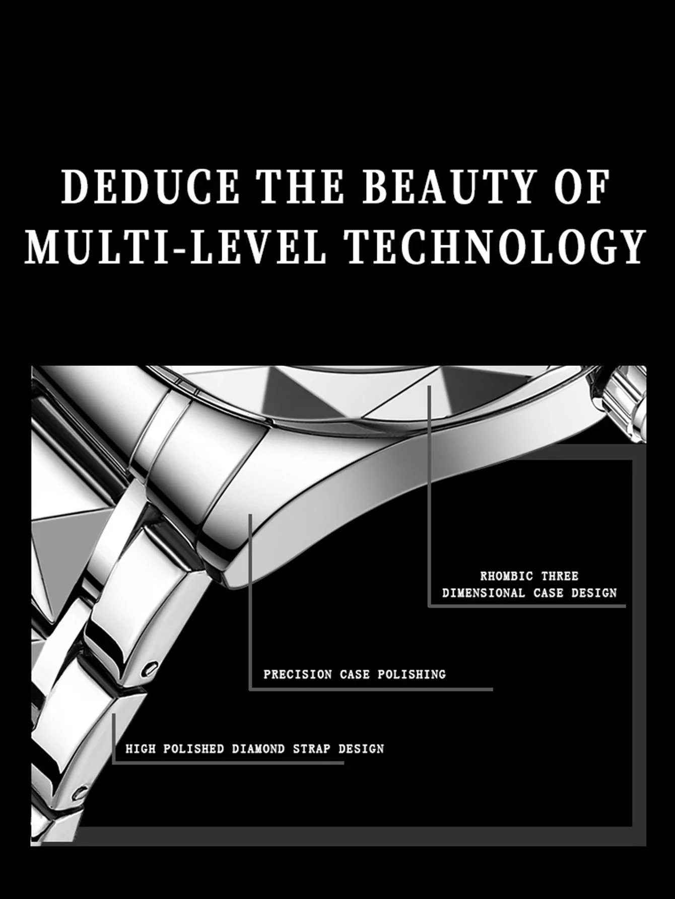 2pcs/Set BINBOND Couple Quartz Watches 30M Waterproof Fashion Diamond Valentine Day Gift Stainless Steel Watch Men Women Watch