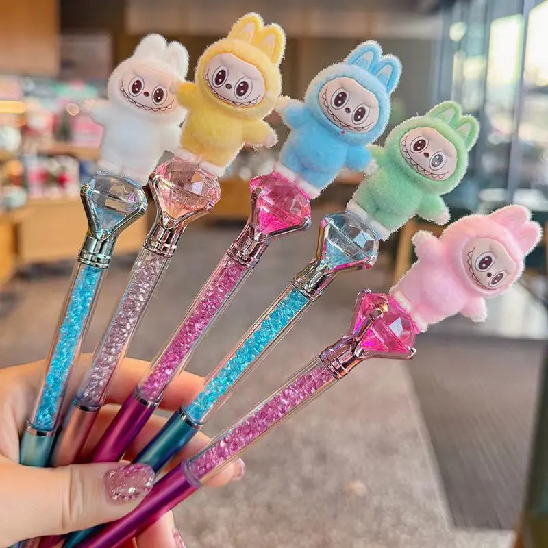 New Creative And Quirky Bunny High-Quality Neutral Pen Cute And Creative Press Type Super Cute Large Capacity Student Specially