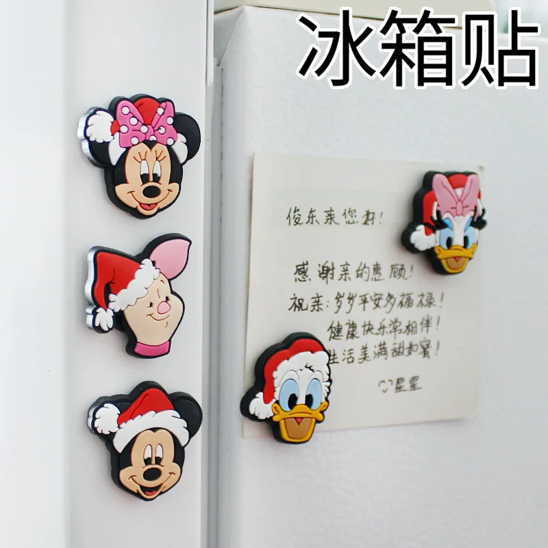 Disney Mickey Minnie Stitch Fridge Magnet Home Decore Mini Refrigerator Home Decoration Sticker Cute Magnets For Fridge Souvenir