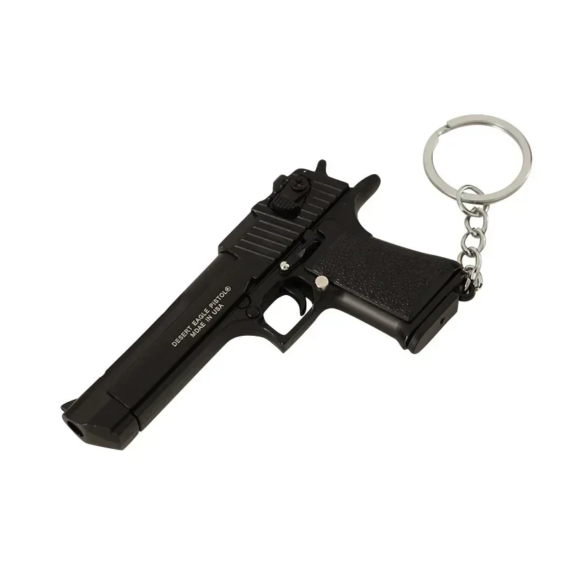 1:3 llavero modelo de pistola de juguete de aleación desmontable, colgante de periféricos de juego, todos los accesorios de Metal, regalos coleccionables, adornos artesanales