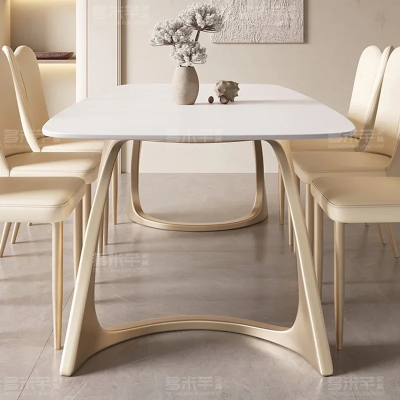 Small Restaurant Table Coffee Salon Modern Outdoor Center Dining Table Set Desk Dressing Balcony Comedor Kitchen Furniture