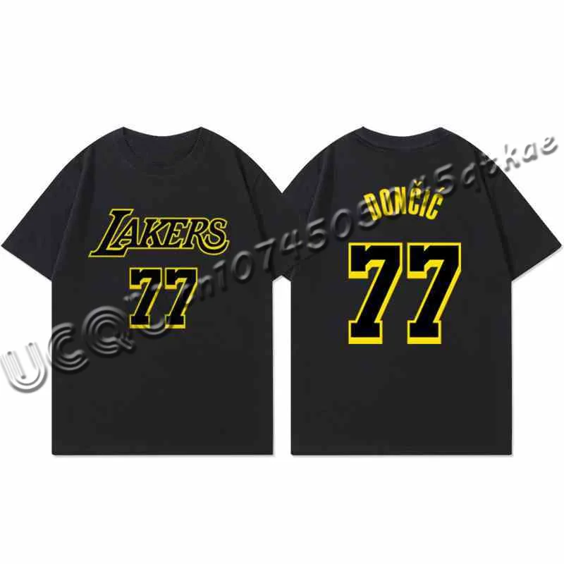 2025 New Hot Selling Doncic No. 77 American Basketball Sports T-Shirt Basketball Training Shirt Men And Women Fashion Casual Top