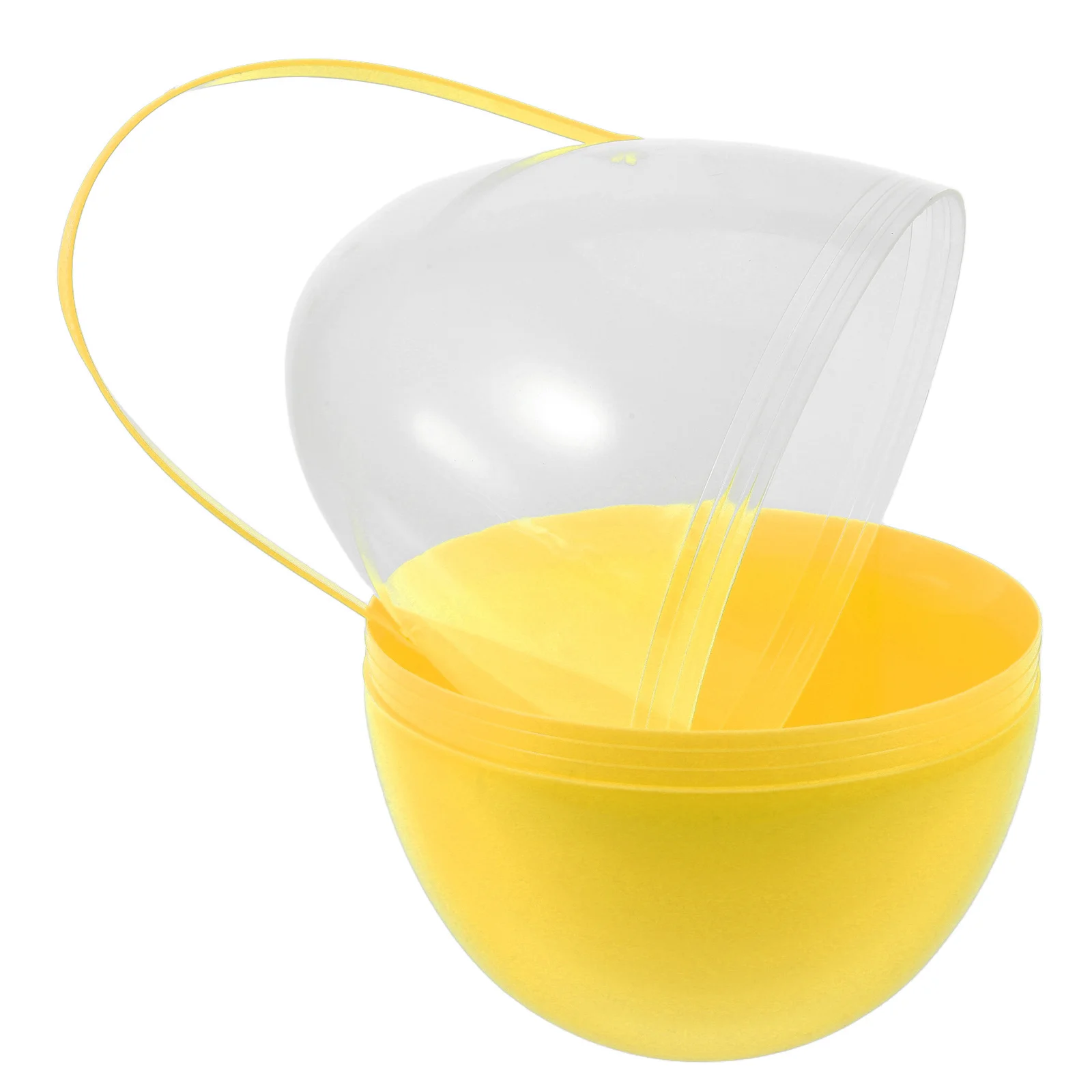 

Easter Eggs 25cm Openable Handle Decorative Plastic Fillable Empty Large Easter Container Festive Party