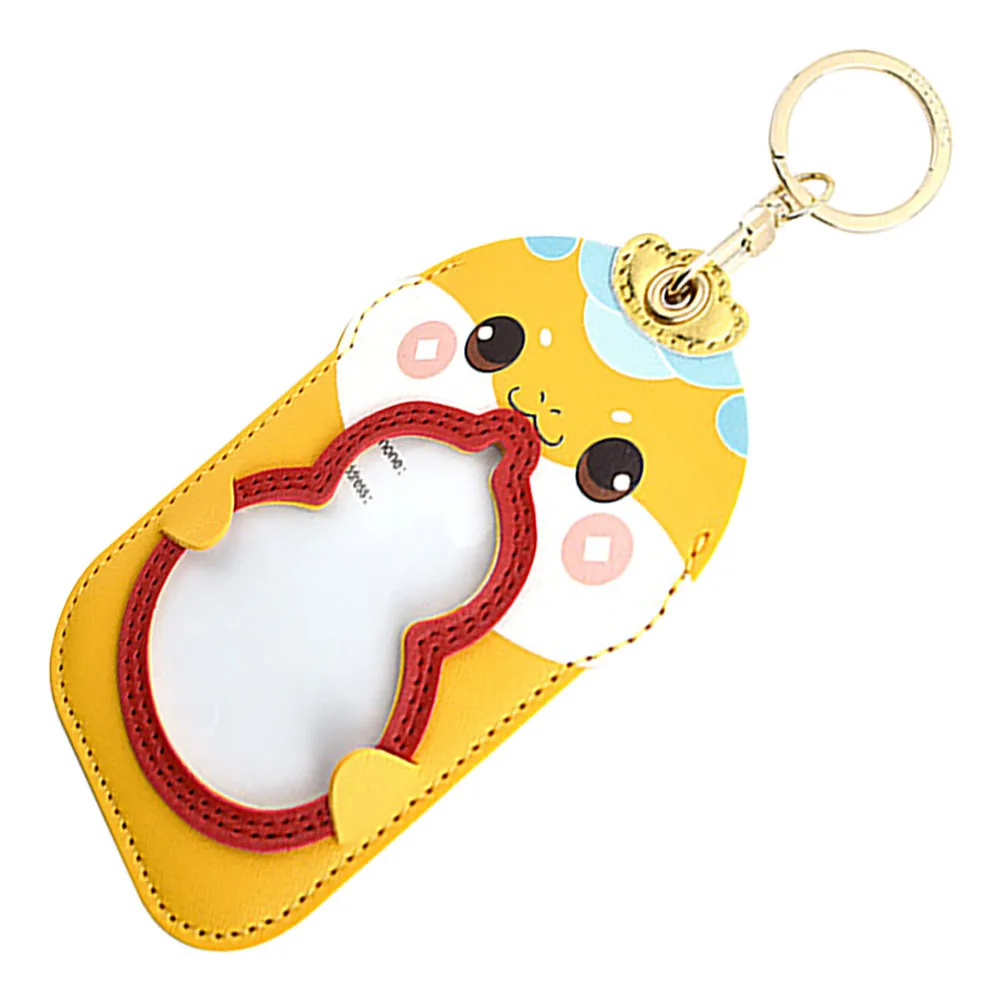 

Credit Card Holder for Keychain Fob Cover Auto Protective Bag Case Alloy Chinese Snake Year New Keychains