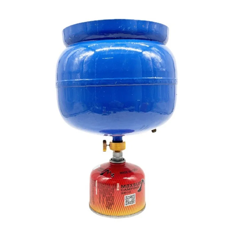 Outdoor Camping Stove Adaptor Conversion Furnace Connector Split Type Gas Filling Adapter Gas Cylinder Camping Supplies
