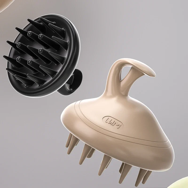 

1*Silicone shampoo brush, hair massage comb, household men and women cleaning, massage scalp itching shampoo comb