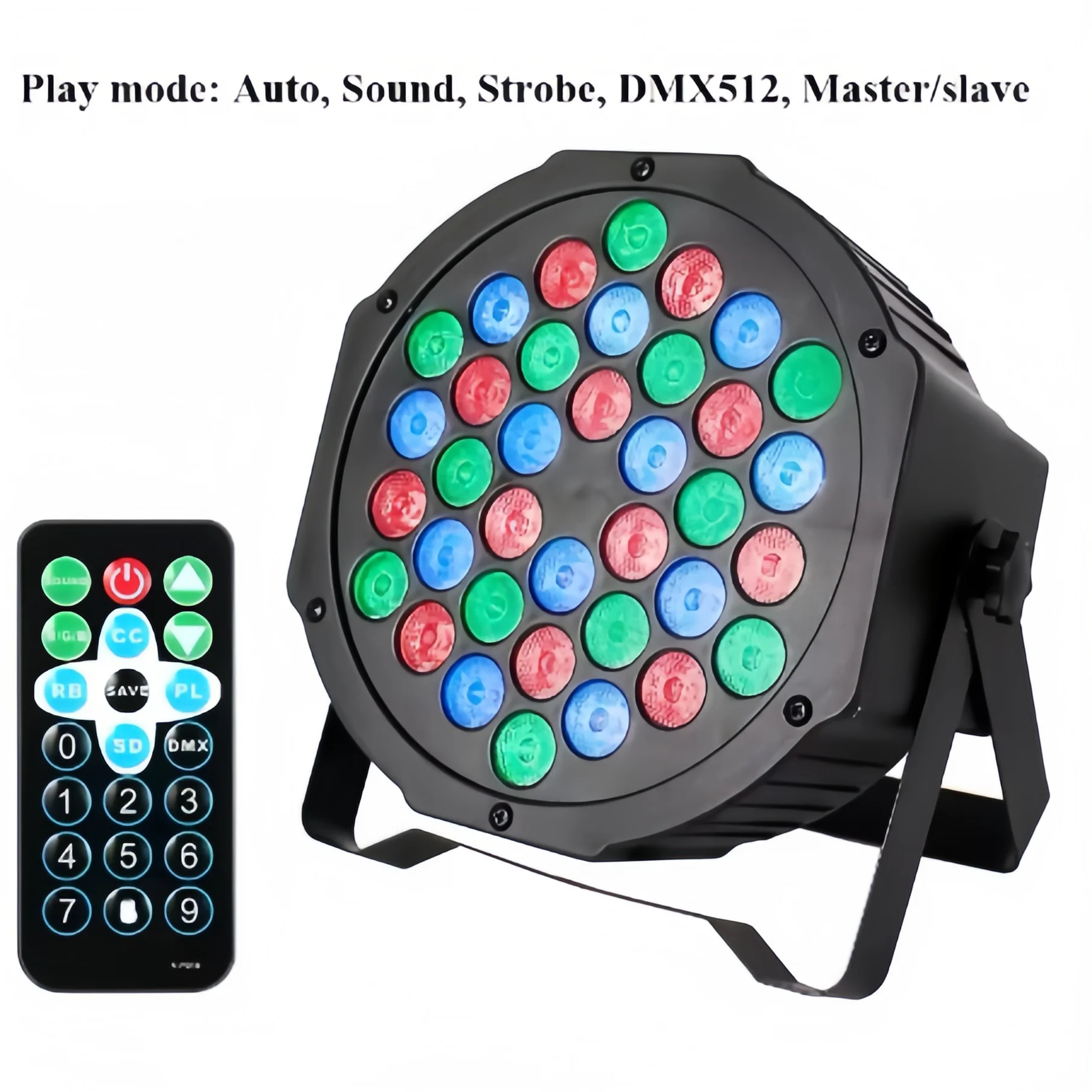 BOTAI 36 Pieces Full Color LED Wash Par Light