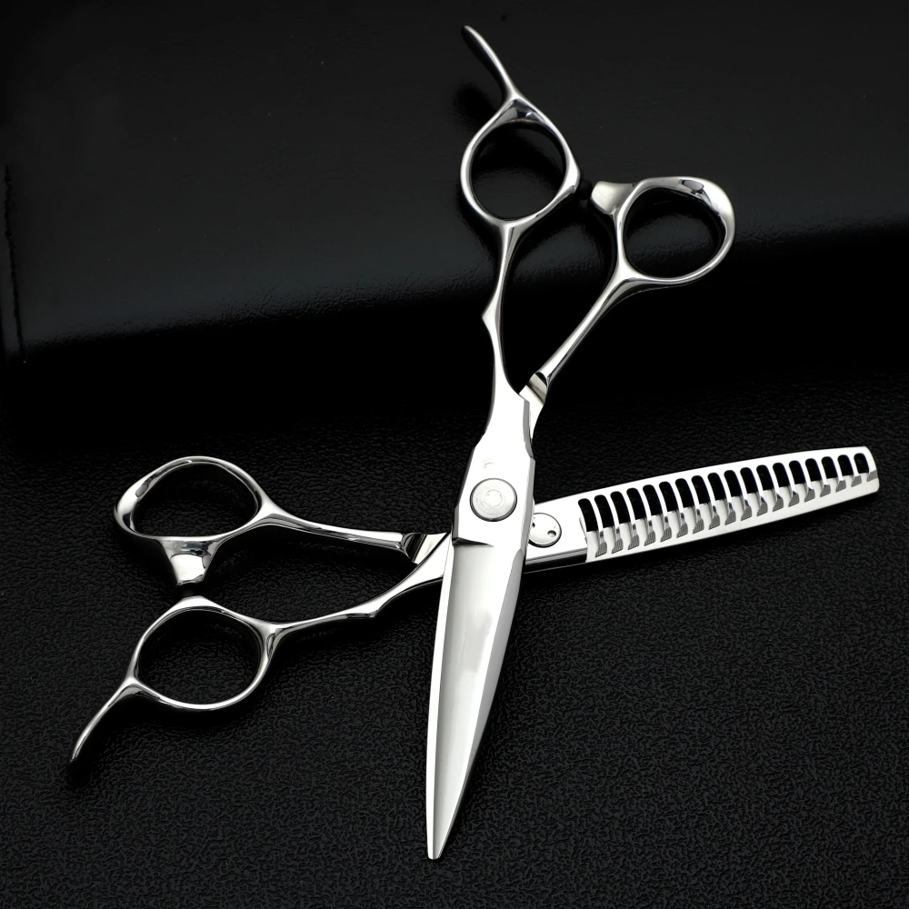 Professional Salon Barber Scissors Thin hair scissors with teeth on both sides  Japan VG10 Steel Tool Accessories 5.5-6-6.5-7inc