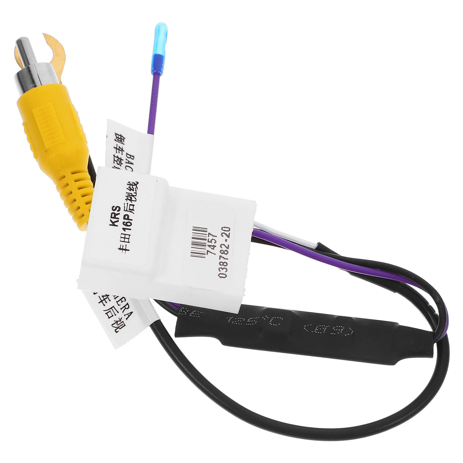 

16 Pin Car Backup Camera Wire Harness Reliable Metal Plastic Construction Stable Video Audio Transmission Rear