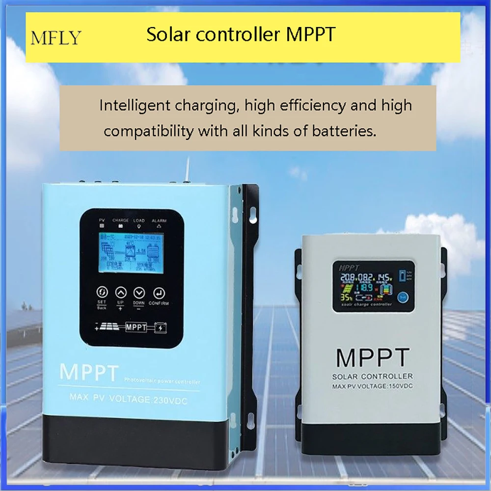 Solar Charge Controller 120A 30A 60A 12V 24V 36V 48V 60V 72V Off-grid Solar System Battery Charge RS485 Mppt PV 150V 230V