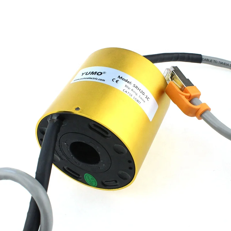 

YUMO Ring connector SRH20-1C hole size 20mm through bore slip ring