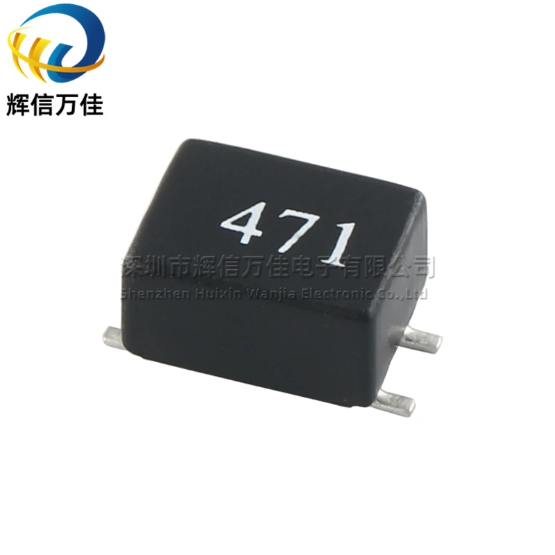 10PCS/SMD Common Mode Inductor Filter 471 470UH 0.5A Miniature Four-legged Magnetic Ring Coil Common Mode Choke Coil SF0904-471