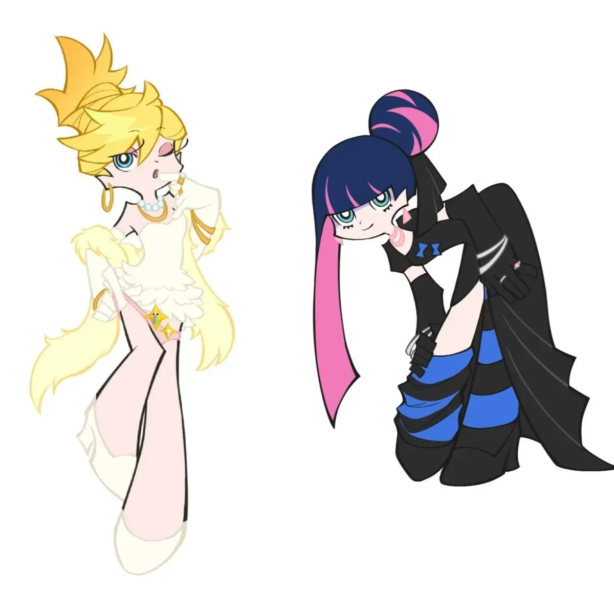 Panty Stocking with Garter Belt Acrylic Stand: The Perfect Kawaii Figurine  for Collectors Who Love Detailed