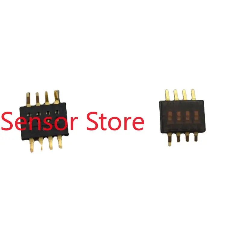 

10PCS 1.27mm Foot Pitch 4-position Dial Switch Patch Ultra-thin 1.5mm Thickness Width 8.1mm Flat