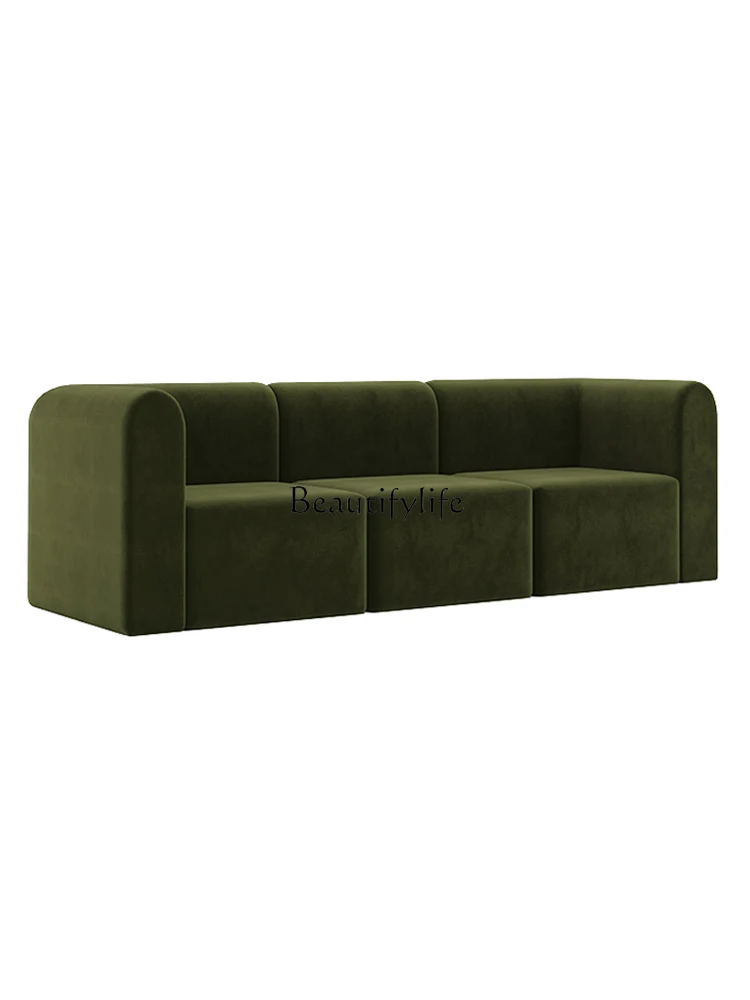 

Cube Combination Sofa Slipcover Art Sofa Nordic Light Luxury Sofa Ins Living Room