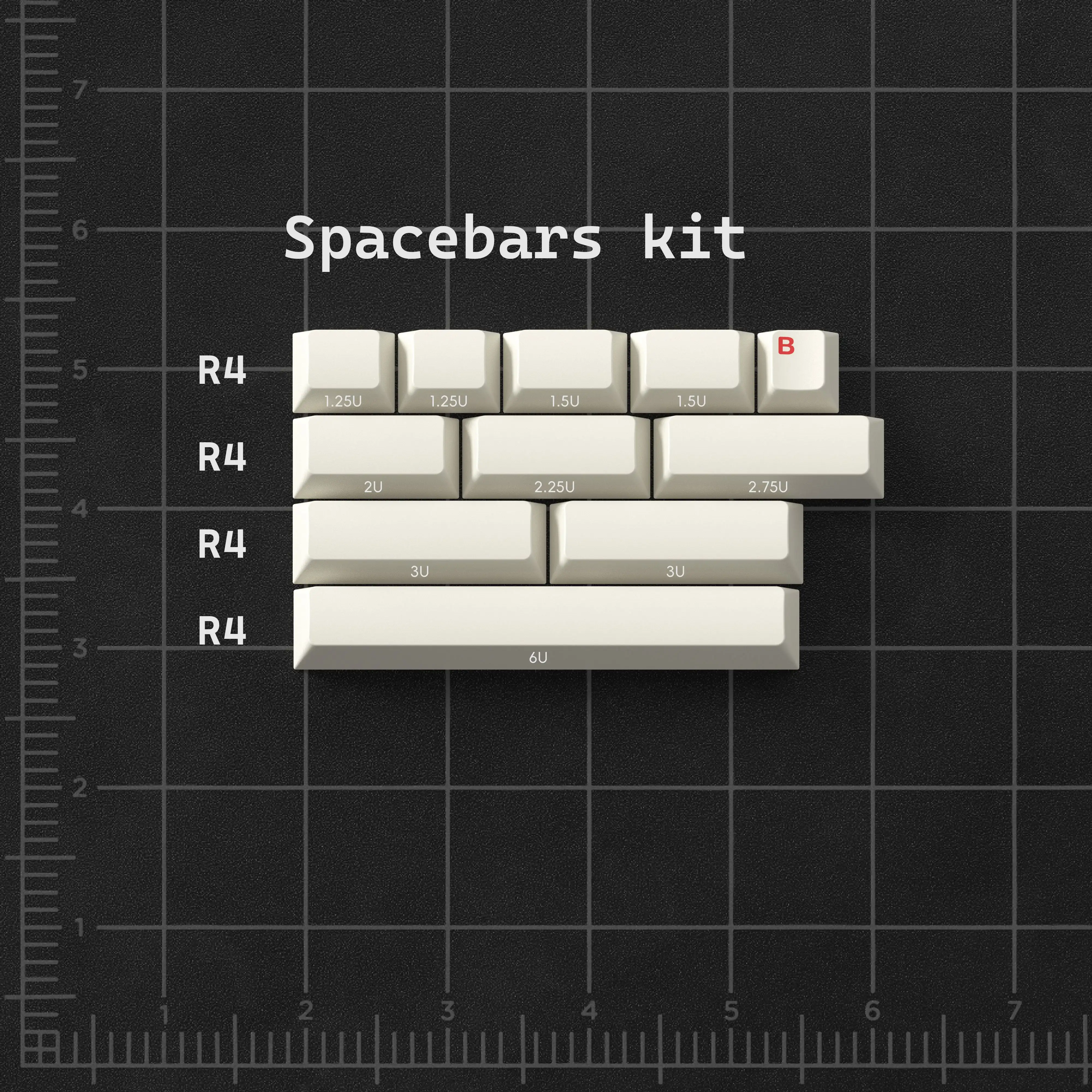 [Child kit] PBTfans Overtime PBT material Dye-sub Cherry profile KBDfans keycaps