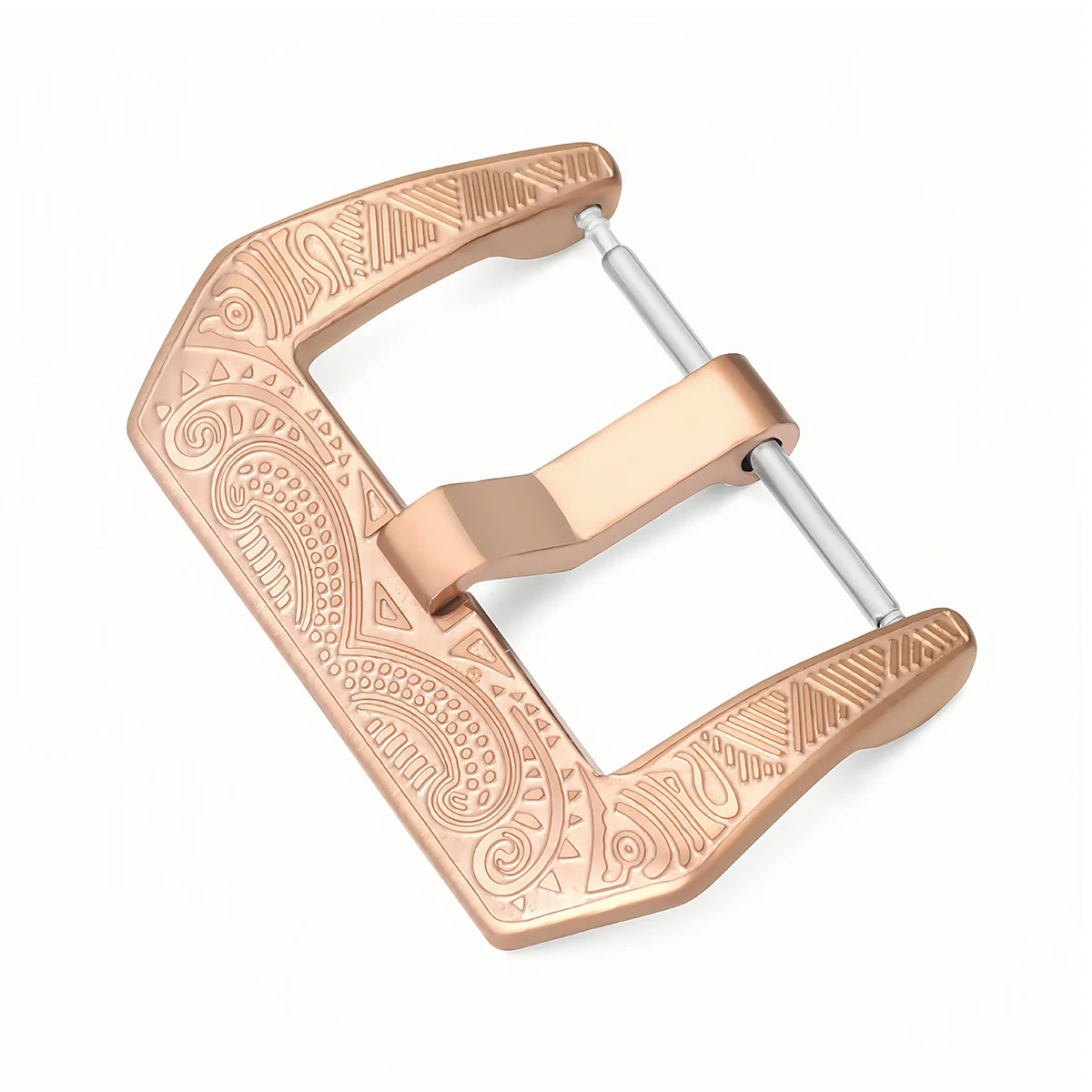 Exquisite Retro-Schnitzerei-Uhrenarmband-Schnalle aus Edelstahl für Lederarmband-Ersatzschnalle Uhrenzubehör – Detail 9