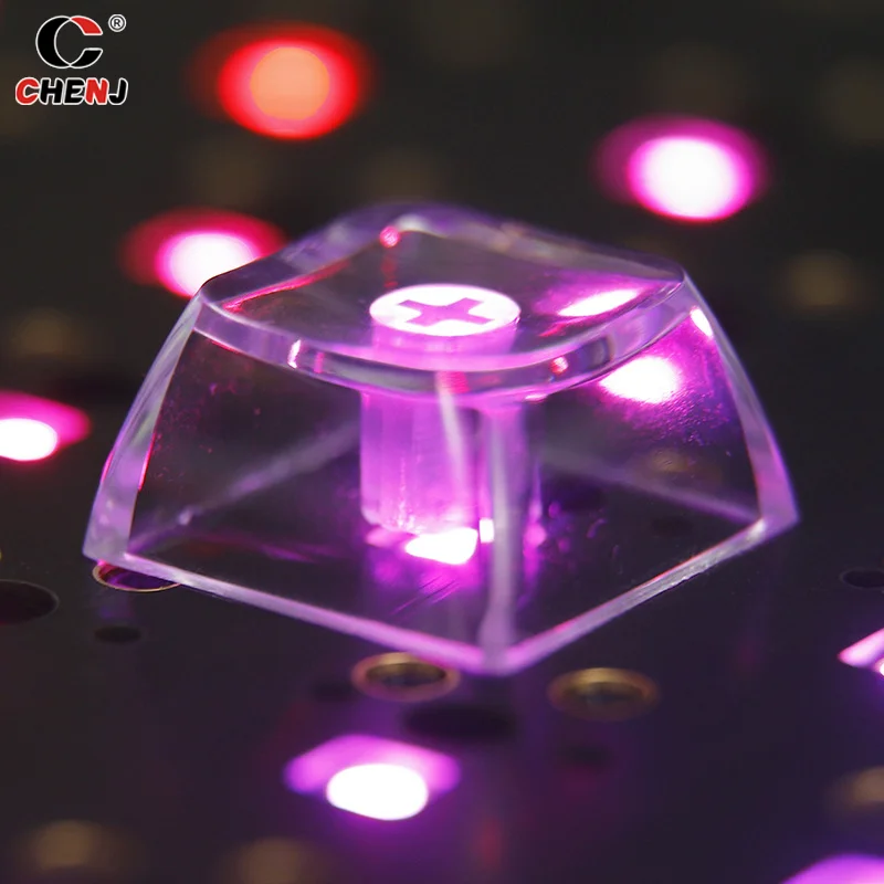 1pcs PC XDA 2 Keycaps Mechanical Keyboard Ball Caps Gamer Transparent Crystal Keycaps Mx Switches XDA 2 Height 9.3mm