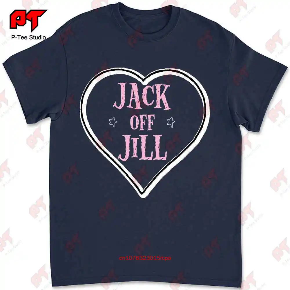 Jack Off Jill Band Heart T-shirt UGS3