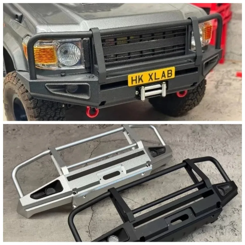 For RGT EX86160 EX86190 EX86020 1/10 LC79 LC76 LC71 RC Truck Metal ARB Bull Bar Bumper Front Grill Guard Crawler Upgrade Parts