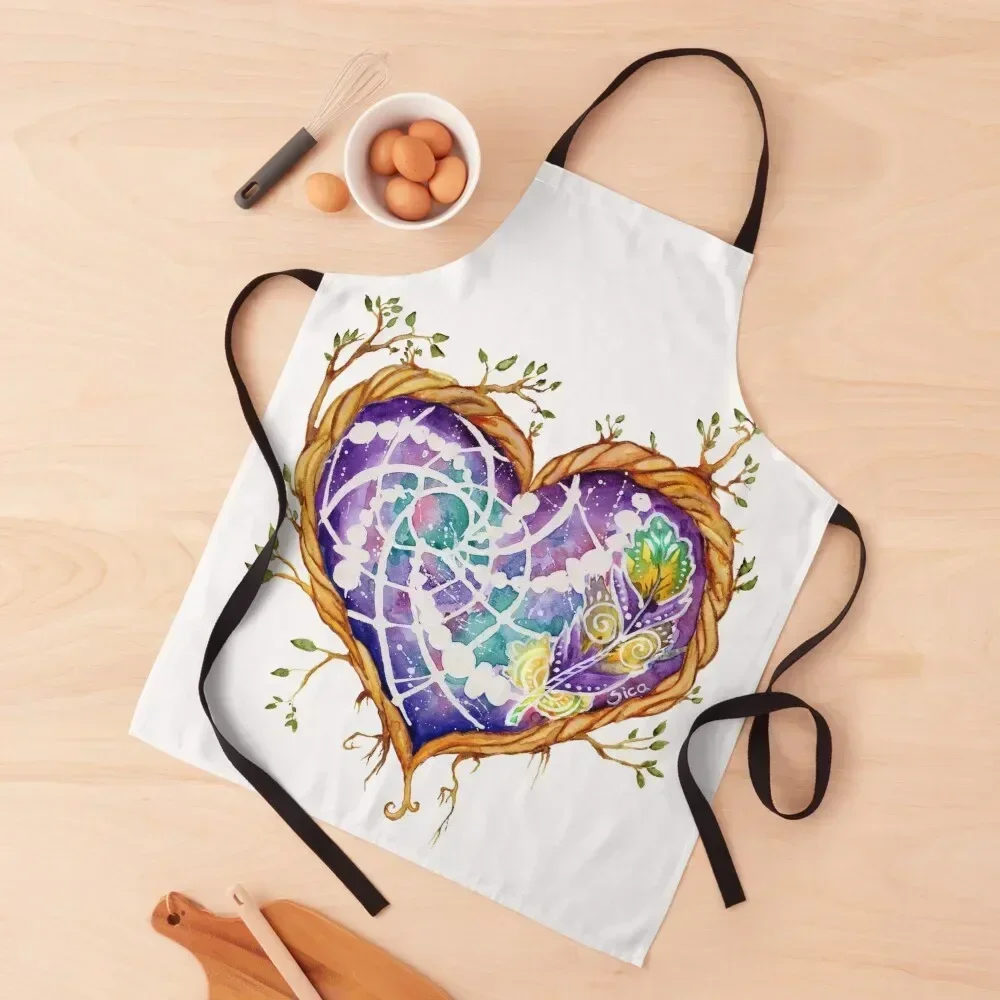 

Galactic heart sensor Apron All For Kitchen And Home for women halloween Kitchen New 2022 Year Apron
