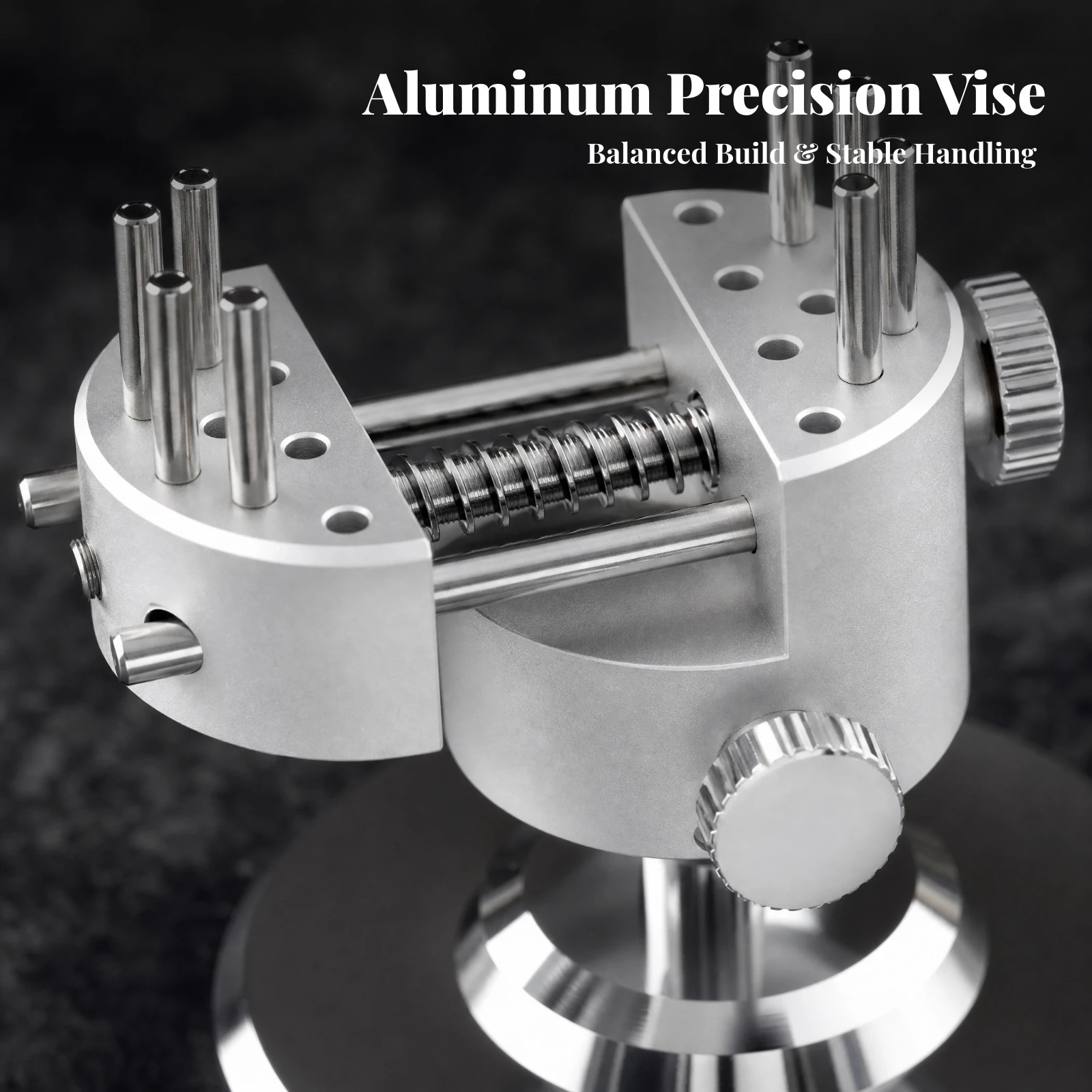 Tool Screw-Driven Model Making Vise Clamp Industrial Strength for DIY Hobbyists, Miniature Assembly, Engraving