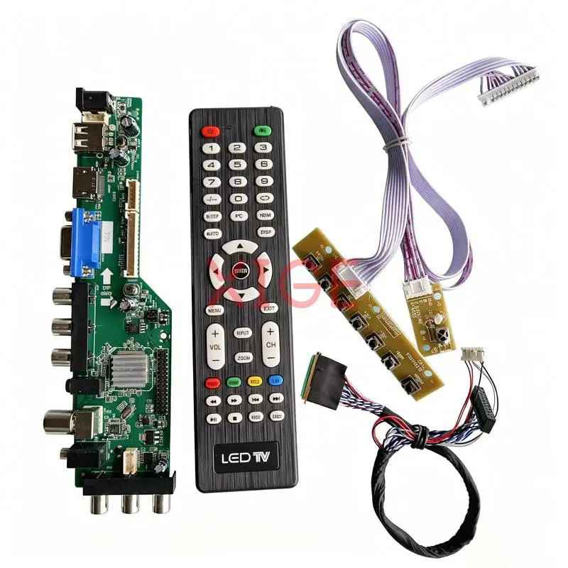 

For LTN101AT03 B101XTN01 N101BGE CLAA101WA Drive Board DIY Kit Laptop Display 1366*768 DVB/USB/AV/VGA/HDMI 1366x768 LVDS-40 Pin