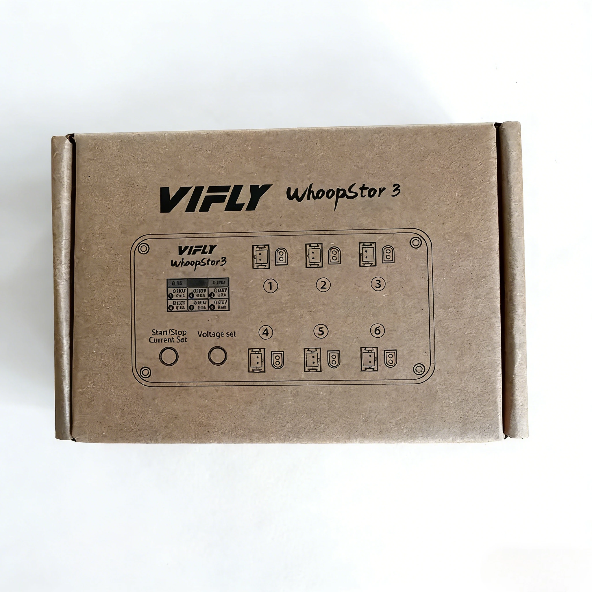 VIFLY WhoopStor 3 6-Port 1S LiPo Charger Discharger with USB-C PD Input for Mini Quad
