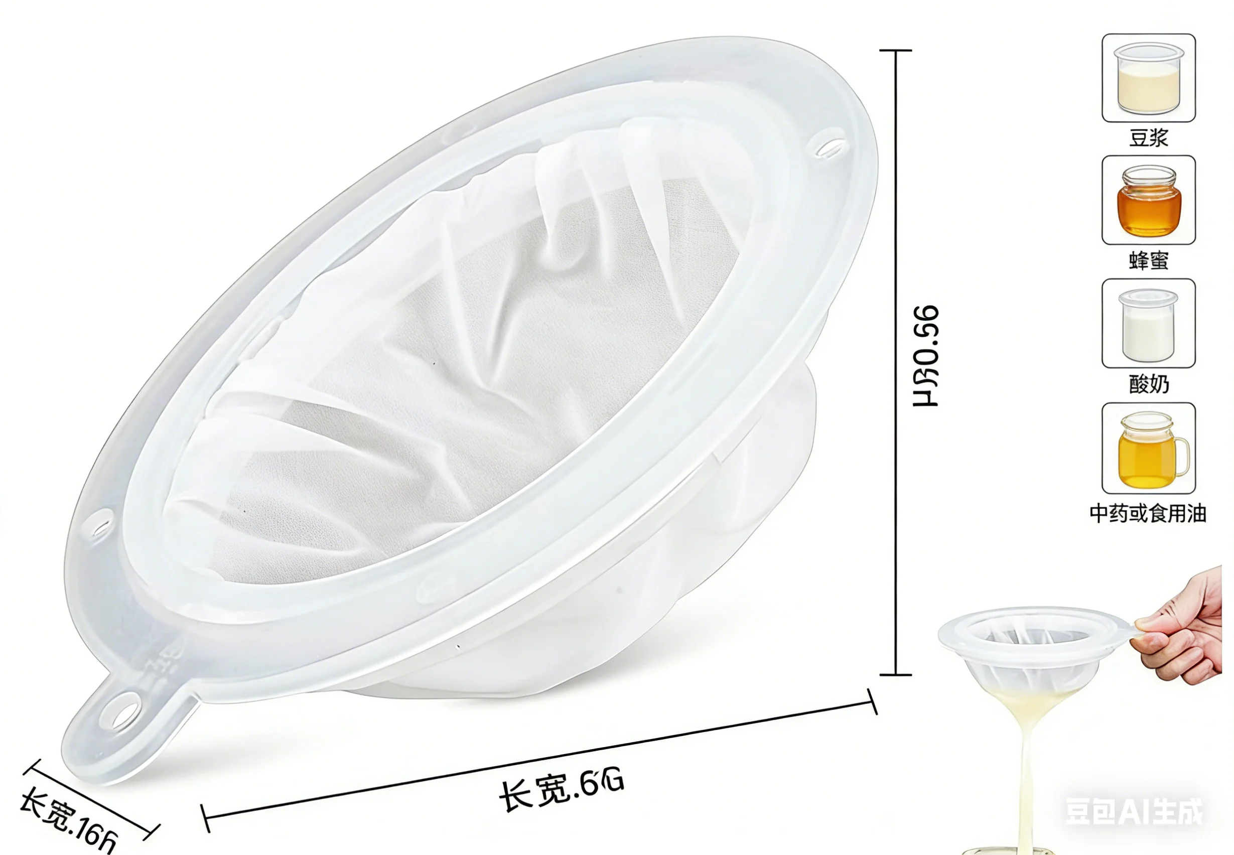 200 Mesh Strainer 75 Micron Strainer for 5 Inch Filter Funnel Fine Filter for Cooking Oil Milk Wine Cheese Whey Grease Coffee