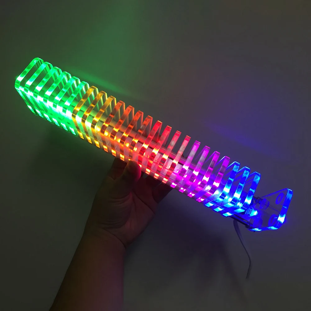 محلل طيف الموسيقى المتخيل للصوت، تكامل الموسيقى والفن، وظيفة الذاكرة التيار الكهربائي، تصميم مكون من 16 قطعة تعمل بمنفذ USB #6