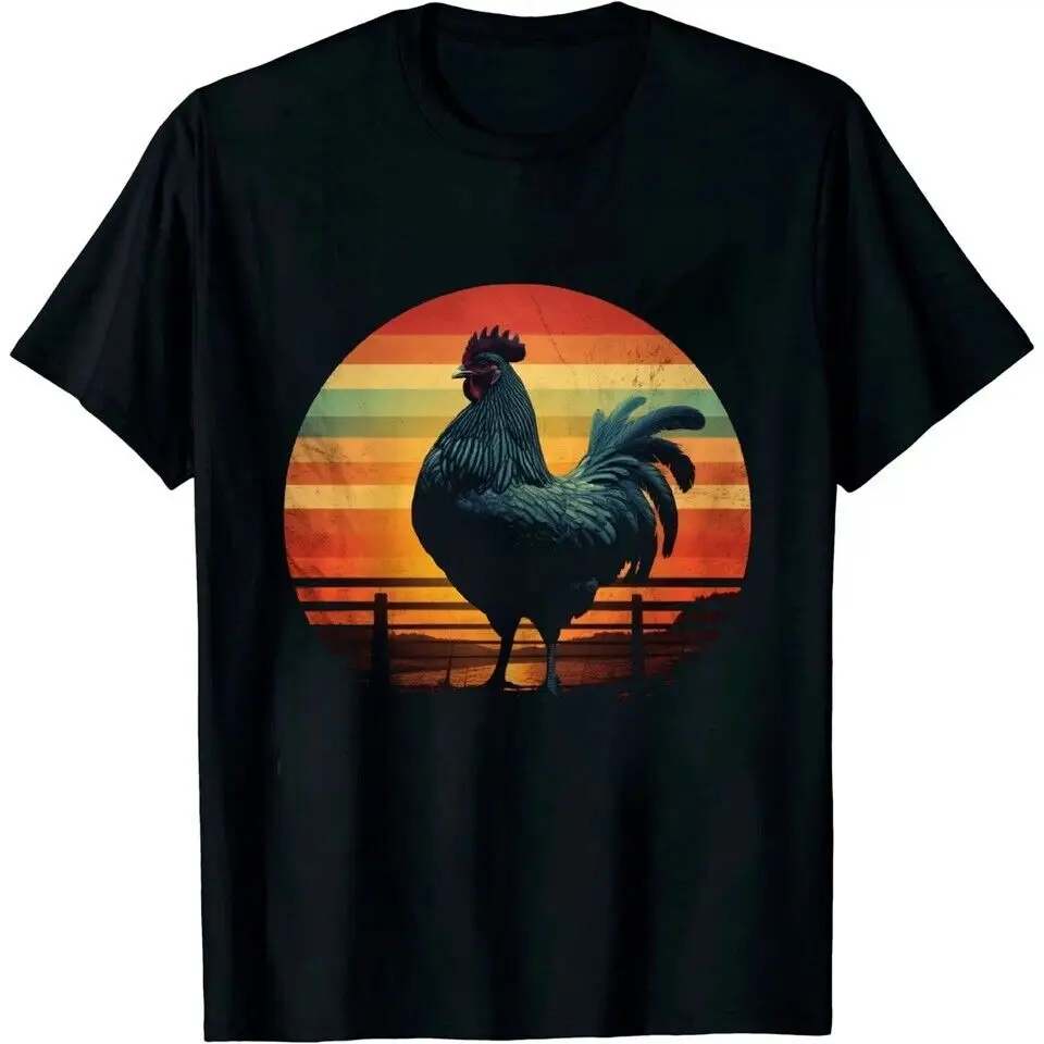 

Chicken Lover Gifts Funny Farmer Retro Vintage Farm Animals T-Shirt