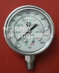 Free shipping 0~5000psi 102814 113654 102-814 113-654 Pressure Gauge Pressure meter 2.5 inch 2-1/2