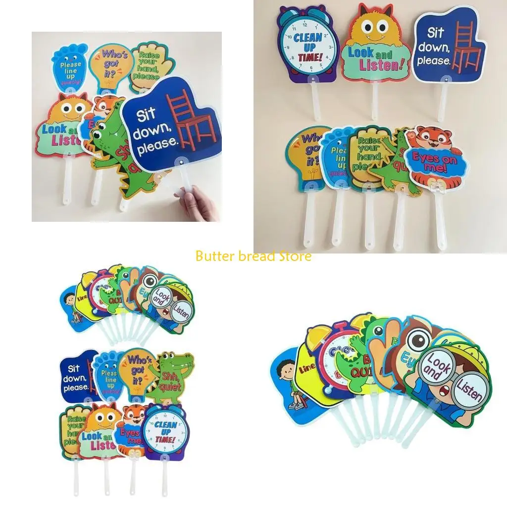 W89C Interactive Classroom Teaching Tools With Interactive Instruction Signs For Group Activities and Engaging Learning