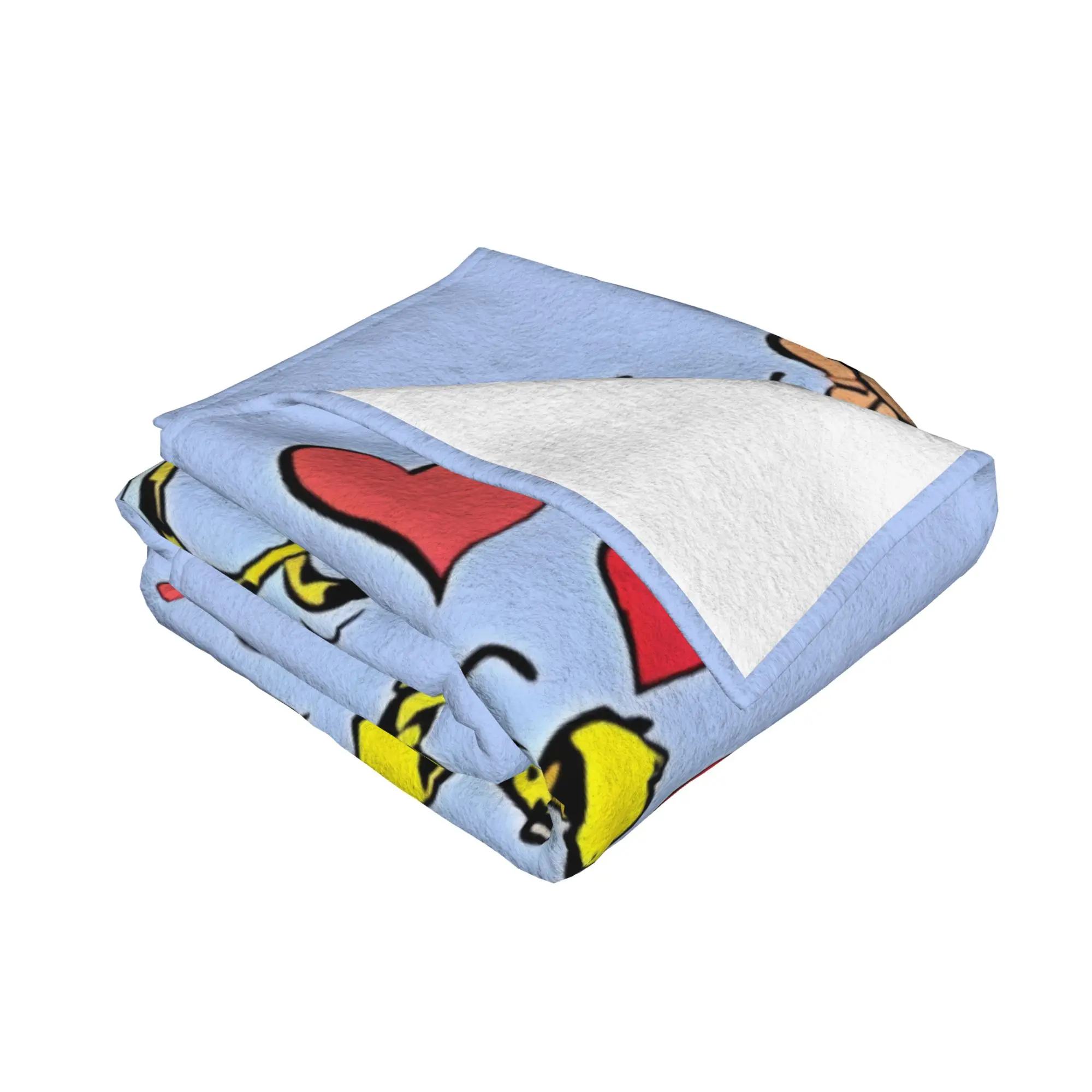 1PC home Cute Room Decor Marsupilami In Love Blanket Throw Blanket Marsupilami Novelty Warm Blanket All Season