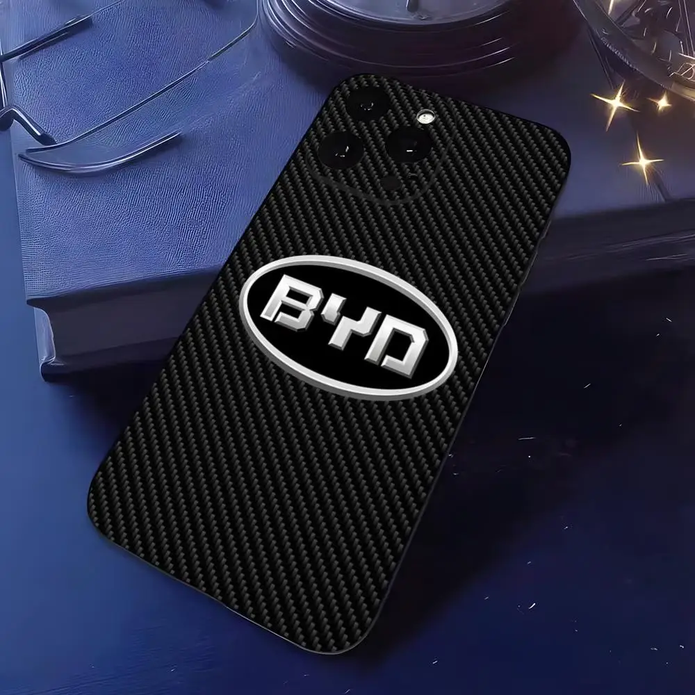 BYD Logo Handyhülle für iPhone 17 Pro Max 16 15 14 Pro Max 13 11 Air Plus Silikonhülle