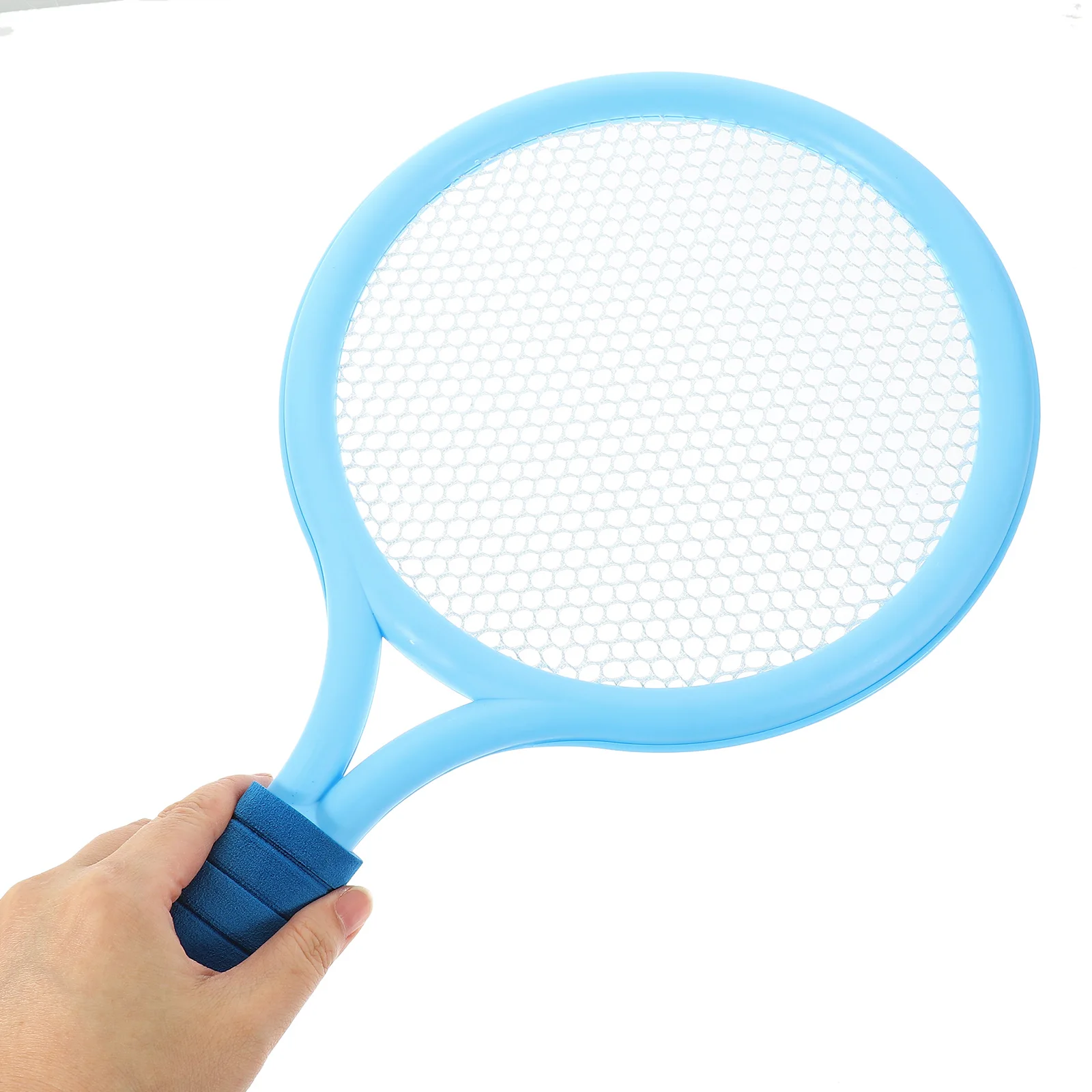 

2pcs Tennis Racket Cartoon Plastic Racket Outdoor Fitness Equipment For Kids Kid Play Parent-Child Activity Durable Pink