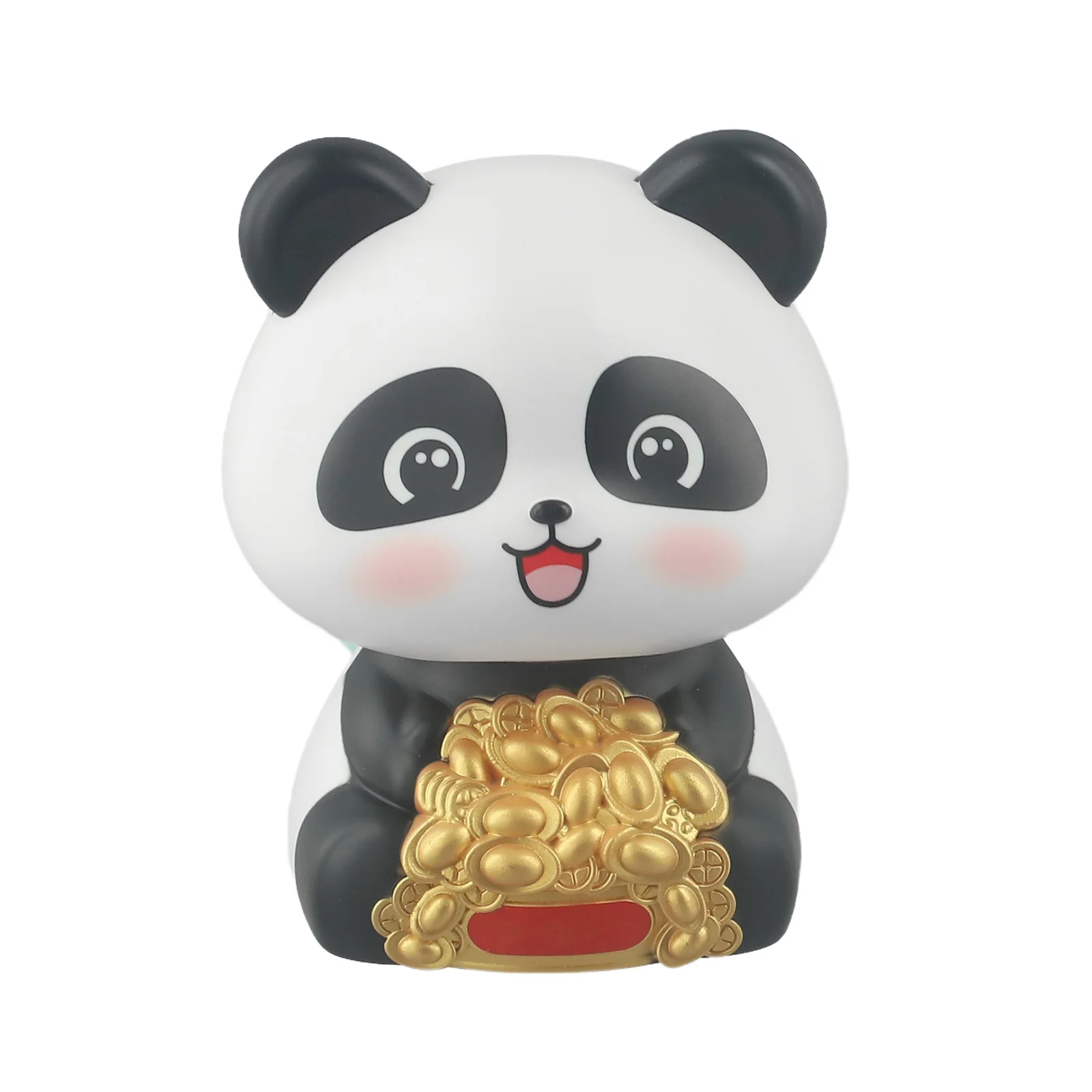 Panda Potted Ornament Color As Shown Solar Energy Panda Ornament Adorable Expressions Cultural Charm Environmentally Friendly