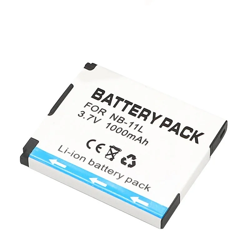 1000Mah NB-11L Nb11l Nb 11l NB-11LH Batterij + Lcd Oplader Voor Canon Powershot A2300,A2400 Is, A2500, A2600, A3400 Is, A3500 Is