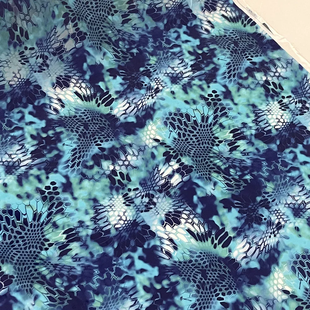 

L20M Water Transfer Printing Film Blue Snakeskin Pattern Hydrographic film Hydro Dip Print Film Width 50CM