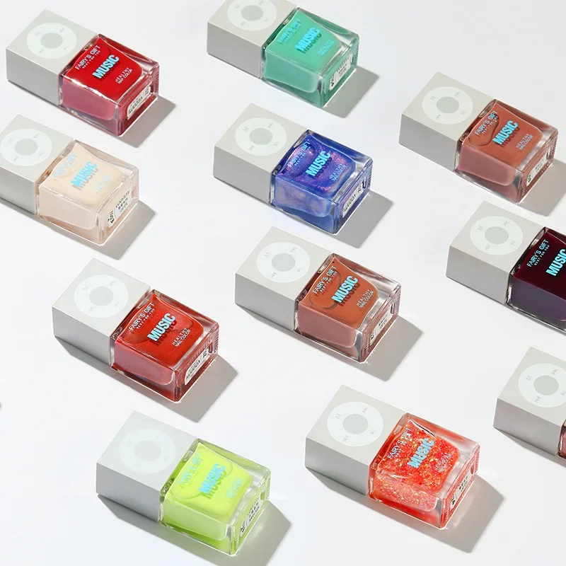 Esmalte para unhas 40 cores, secagem rápida de longa duração, não descasca as unhas, nude, glitter, esmalte em gel, ferramentas para arte em unhas