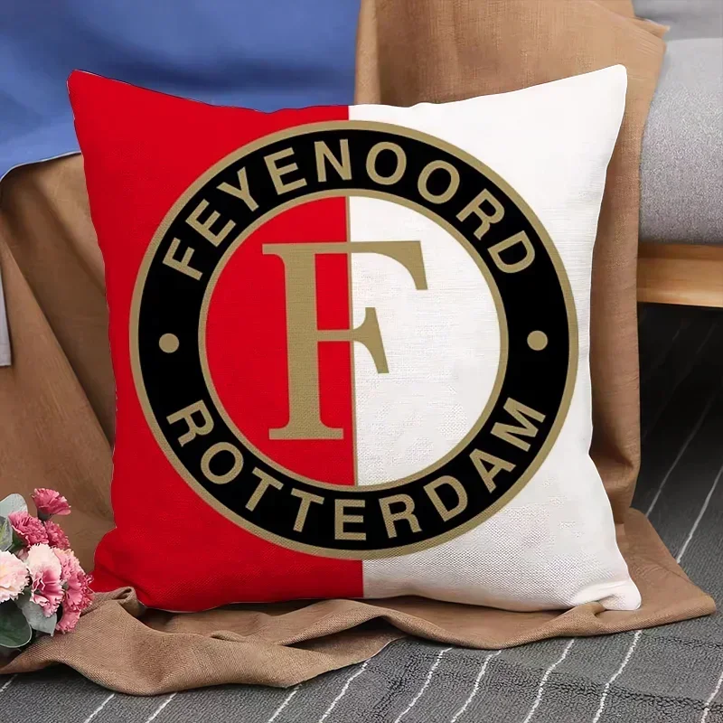 Fc Feyenoord Pilow Hoesjes Decoratieve Kussenslopen 40X40 Paar Kussenslopen Voor Kussensloop 45X45 Kussens Hoesjes Kussensloop