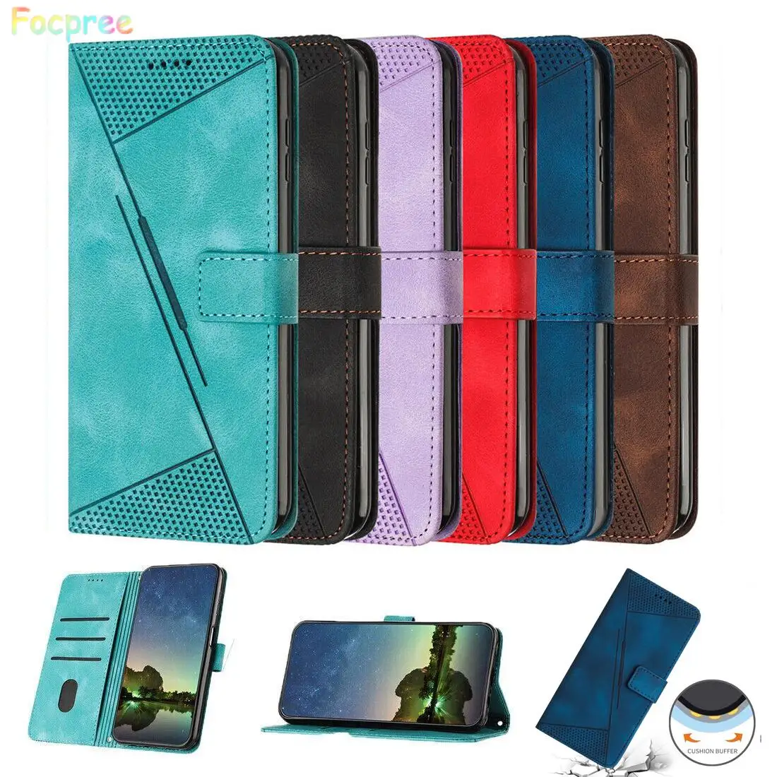 

Luxury Leather Flip Back Wallet Card Holder Case for Funda OnePlus 11 Ace Pro 10T 10R Nord N30 N20 2T CE 2 3 Lite Phone Cover